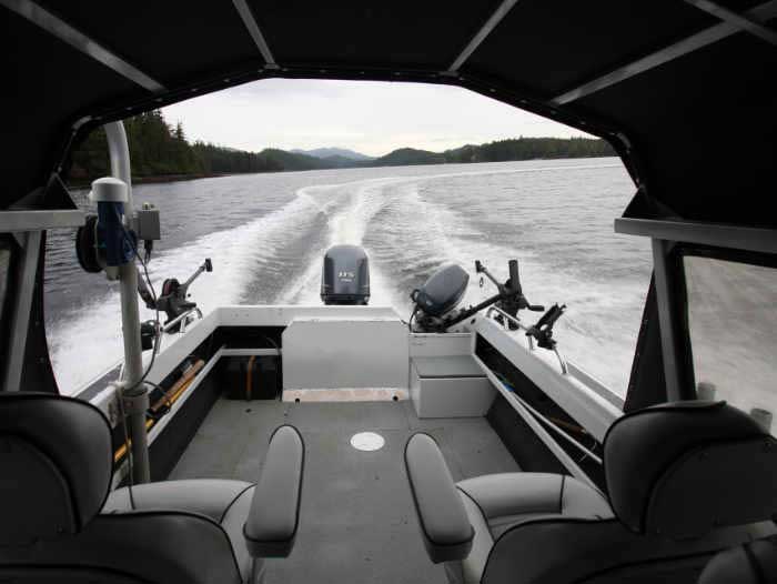 Fishing Alaska on Prince of Wales Island rental boats. Fishing packages for salmon fishing and halibut fishing with Adventure Alaska Southeast. Rental upgrade boat.