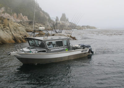 Charter fishing for deep sea fish on the Alpha and Omega charter boat with Adventure Alaska Southeast. Alaska ocean fishing.